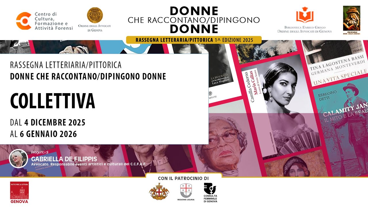 DONNE CHE RACCONTANO DIPINGONO DONNE - collettiva 2025