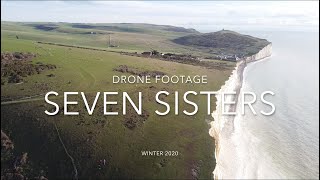 Seven Sisters Cliffs, 4K Drone Footage