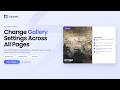 How to Change Portfolio Gallery Settings Across Pages in Squarespace 7.1 | Squareko