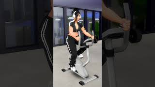 Realistic Sims 4 Mod You Need For Your Gameplay - Fitness Mod and Override 🎧💪 #shorts