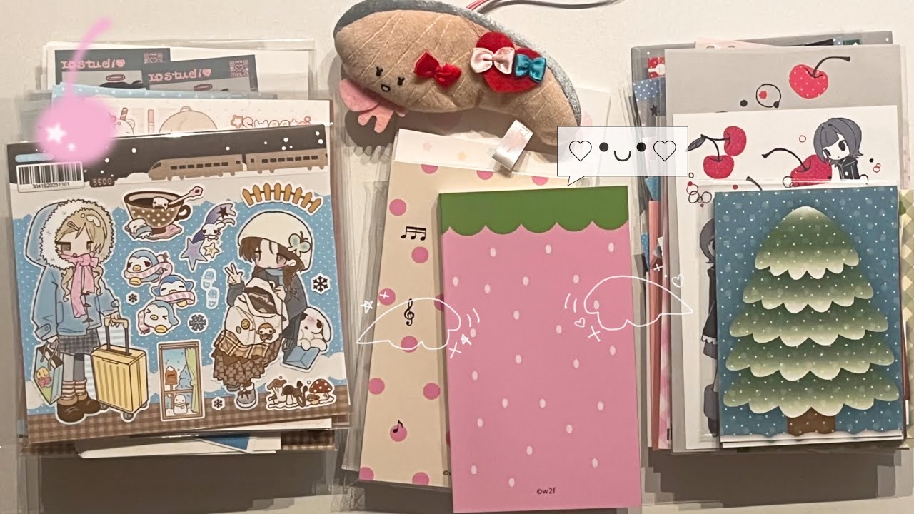 닷닷닷 스티커 하울 같이하고 다꾸도 같이 해요 ! 🧦🧦🧦