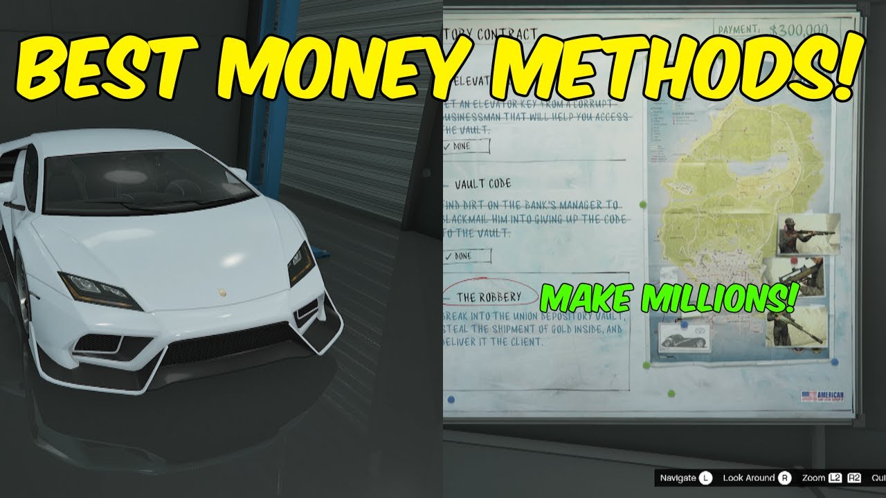 Best MONEY METHODS In GTA Online 2024 Guide YouTube 