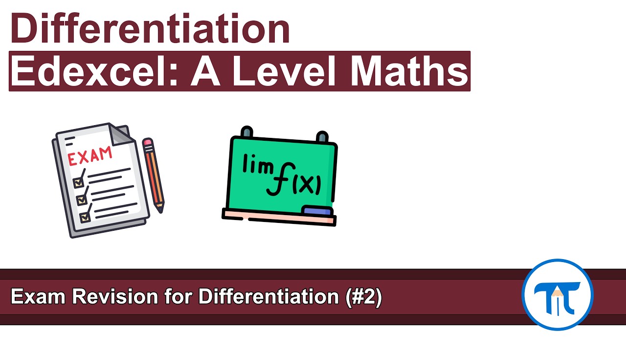 A Level Maths | Pure - Year 2 | Exam Revision for Differentiation (#2 ...