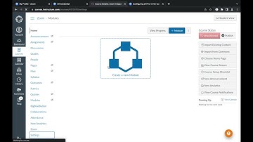 Canvas:Zoom Course Navigation
