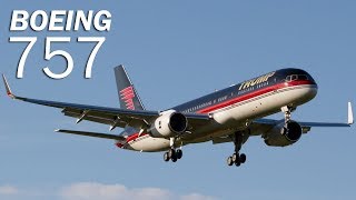 Boeing 757 - the largest single-aisle airliner. History and decription
