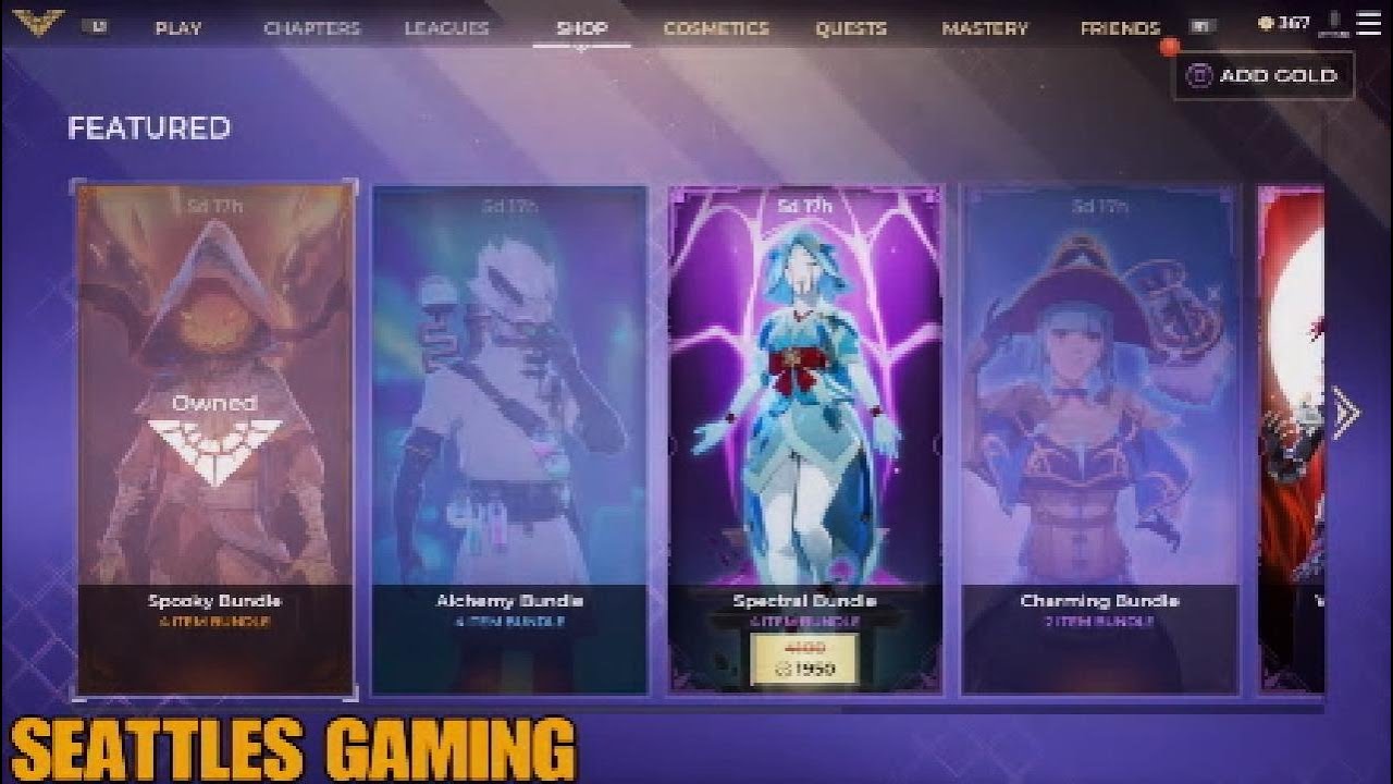 SPELLBREAK ITEM SHOP 10/27/2021, SEATTLES GAMING