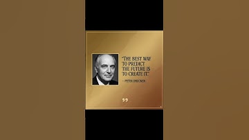 “Create Your Future 🚀 | Peter Drucker Inspirational Quote” #shorts
