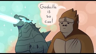 Godzilla GVK| Kong and Godzilla's Jealousy (Godzilla Comic Dub)