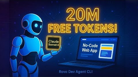Unlock FREE Claude Sonnet 4 Access with Atlassian Rovo Dev Agent! | Build Web Apps with NO Code!