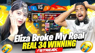 She Broke My Winning Streak 💔Eliza kicked From Guild - Garena Free Fire Max