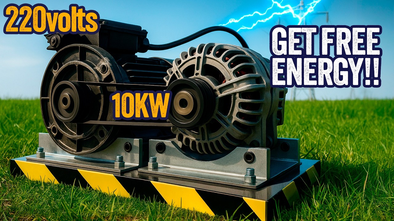 НОВЫЙ ГЕНЕРАТОР БЕСПЛАТНОЙ ЭНЕРГИИ 10 КВТ 110–220 В💡⚡💡Liberty Engine 1.0