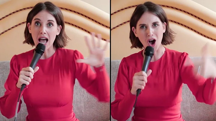 Alison Brie Freestyle Raps About 'GLOW' To Childis...