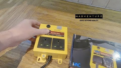 Job site Dust Management with the iVAC - Vacuum Auto Switch Box - 13A UK Model