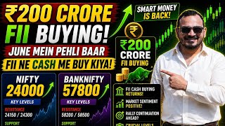 ₹200 Crore FII Buying! 🔥 Market Mein Agla Blast Kab?