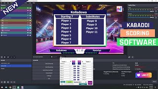 Kabaddi Scoreboard Software with Replay Function screenshot 3