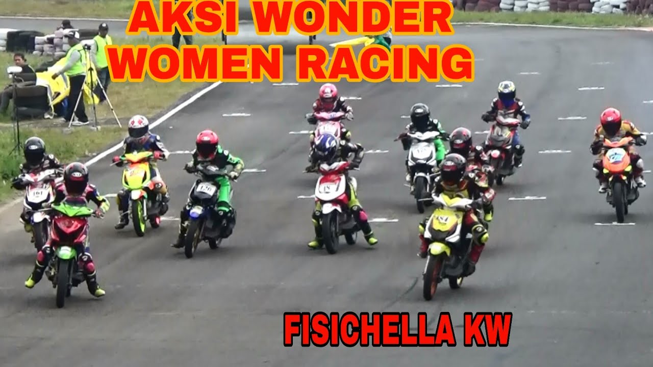 FISICHELLA KW QUEEN OF BALAP MOTOR  KELAS MATIC  WANITA  