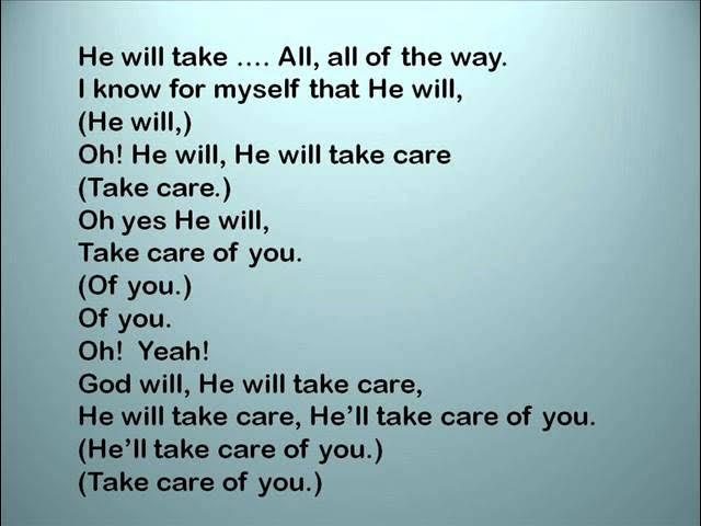 "God Will Take Care of You" by Aretha Franklin - Song Lyrics