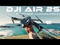 DJI Air 2S MEGA comparison with Mavic 2 Pro, Phantom 4 Pro and Mavic Air 2