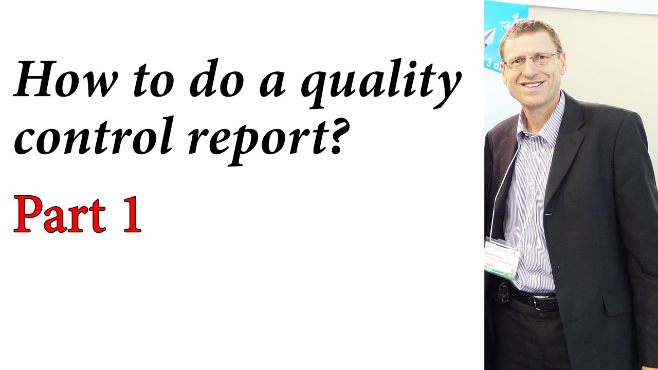 CPA - Total Cost of Quality Report - Part 1