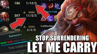 Proving This Feeding Jayce That MY AP Gragas Can Carry