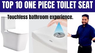 ONE PIECE TOILET SEAT TOCHLESS FLUSHING SYSTEM