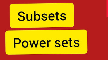 Finding #subsets and power sets. #easysolvingmaths.