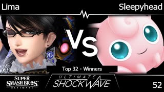 USW 52 - Lima (Bayonetta) vs CNP | Sleepyhead (Jigglypuff) Top 32 - Winners - SSBU