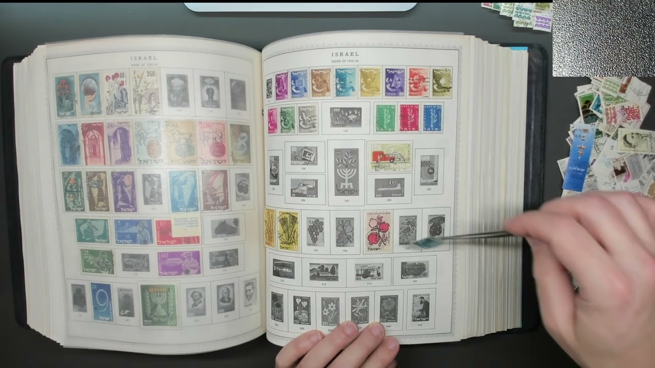 Stamp Collecting Relax and Watch - Israel - Minkus Master Global - Part 1