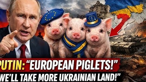 PUTIN: EUROPEAN PIGLETS! WE WILL TAKE MORE UKRAINIAN LAND! | IDNews