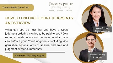 How to Enforce Court Judgments? | GOT A COURT JUDGMENT ORDERING MONIES TO PAID TO YOU? WATCH THIS