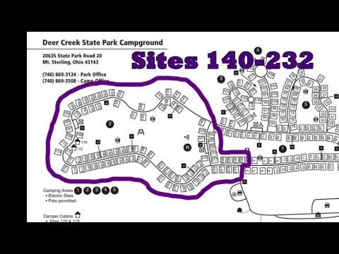 Deer Creek State Park Campground - Sites 140-232 (Ohio)