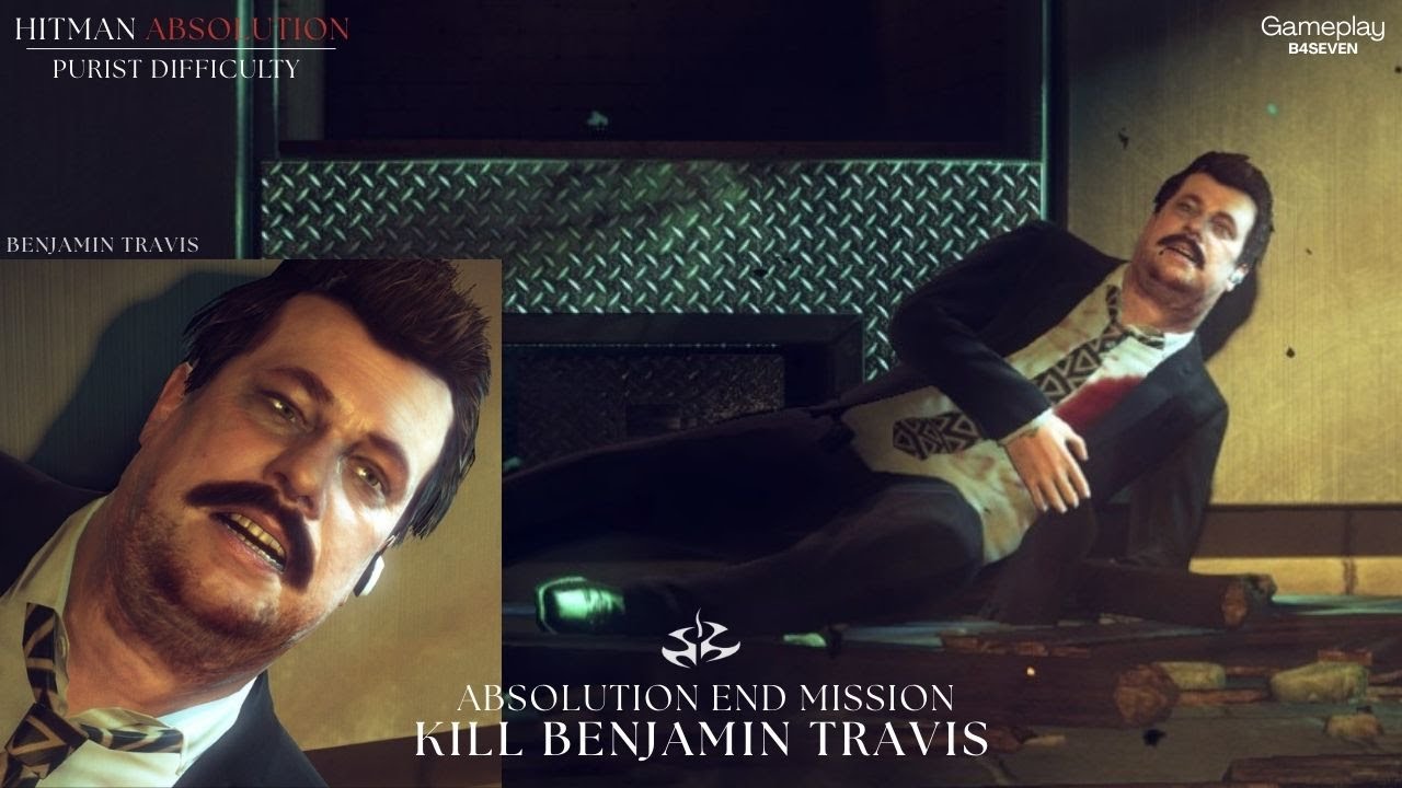 Hitman Absolution - Absolution 🔚 Kill Benjamin Travis (Purist Difficulty) 