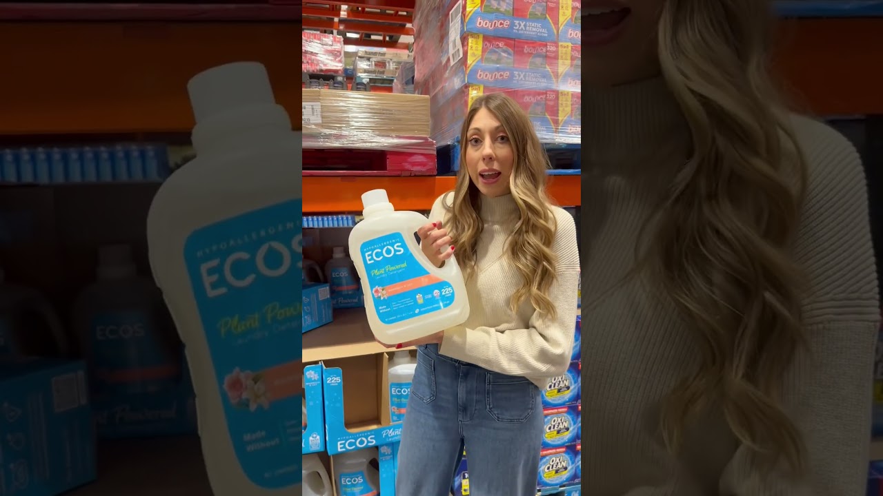 Cleaner laundry detergent option at Costco! #nontoxic #costco #costcohaul