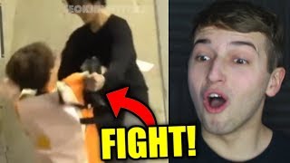 bts fighting each other for 8 minutes Reaction!