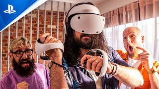 Aunty Donna try out the new PlayStation VR2 | PS VR2