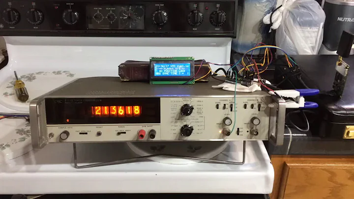 HP 5327B Arduino GPS Clock Nixie Tube Counter Display