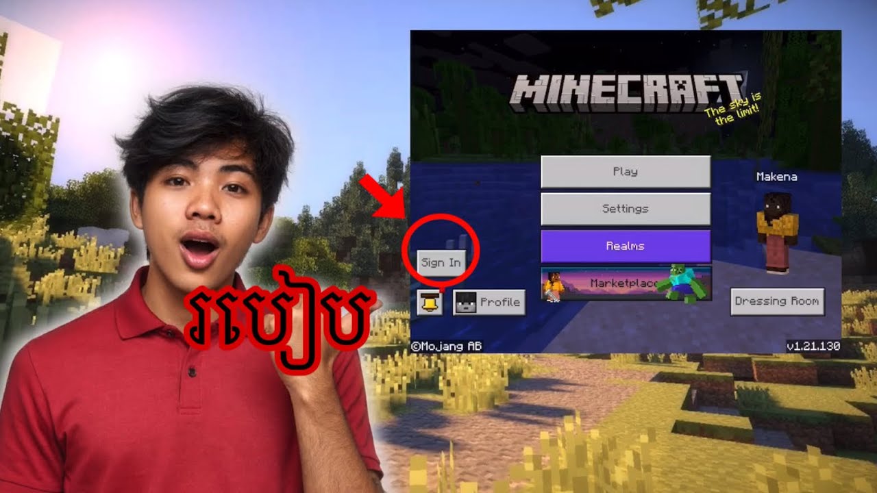 របៀបបង្កើត Account Minecraft 2026 ||How to create account Minecraft ...
