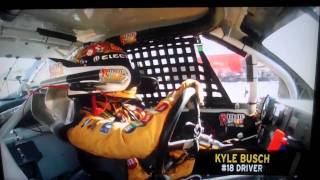 Kyle Busch pissed off at Jimmie Johnson Martinsville 2010