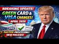 Breaking Update (April 2026): Major Green Card &amp; Visa Processing Changes – What Immigrants Must Know