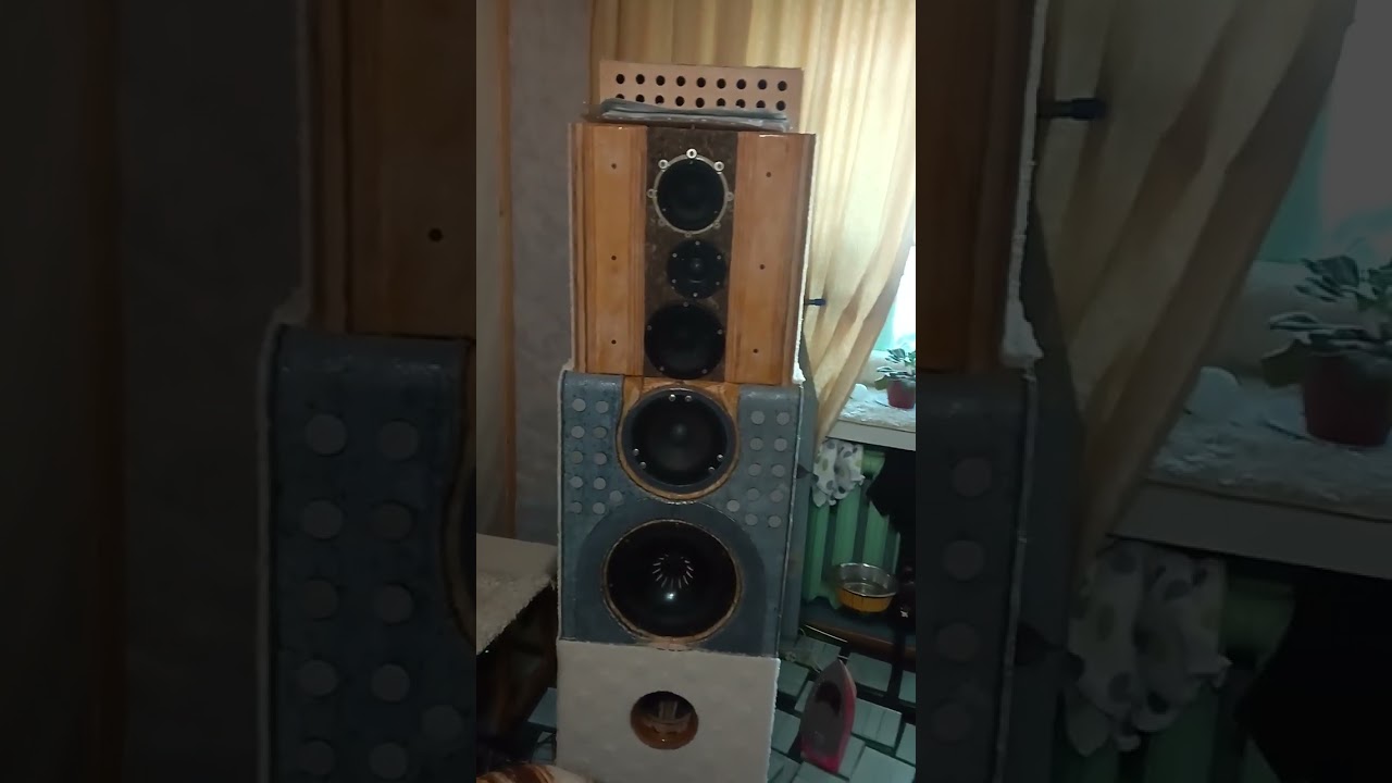 Самодельная высококачественная акустика -звук.