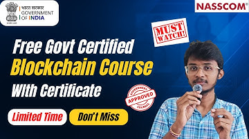 Free Govt certified Blockchain Course 2025 🚀 | Build Web3 dApps & Get Certified!