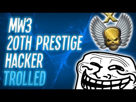 20th Prestige Hacker TROLLED! "Modern Warfare 3 20th Prestige"