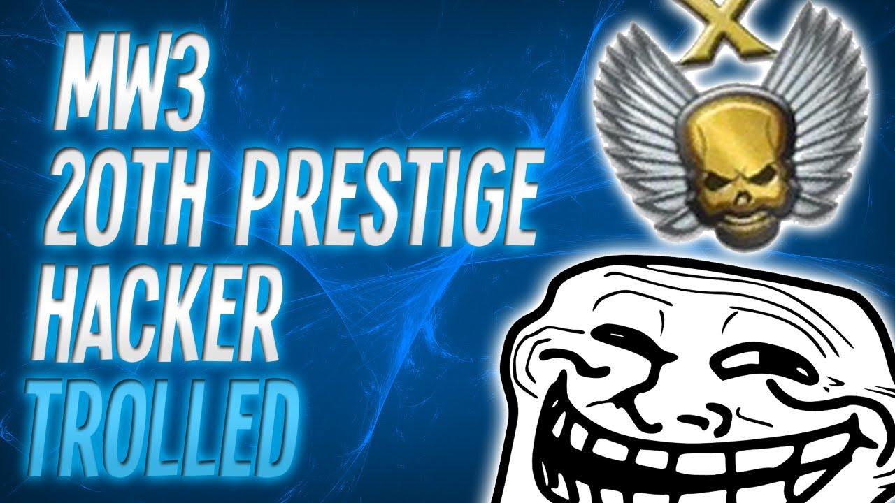 20th Prestige Hacker TROLLED! "Modern Warfare 3 20th Prestige"