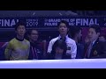 2019GPF before Medal ceremony