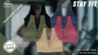 TAMPIL STYLISH SAAT OLAHRAGA || STAY FIT SPORT BRA SOREX art. 2164