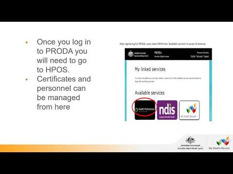 PRODA webinar to download NASH certificates