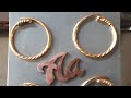 Mewati ear rings #How to make 24k Gold Ear rings #jewellery #handmade #silverring #ringshub
