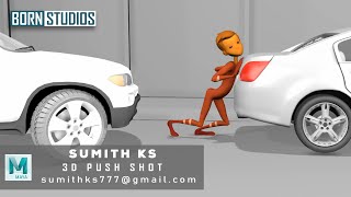 Push Shot Using Stewart 3D Model ' MAYA ' Animation