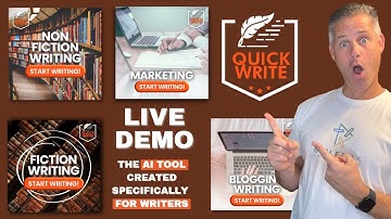 QuickWrite AI writing tool - LIVE DEMO