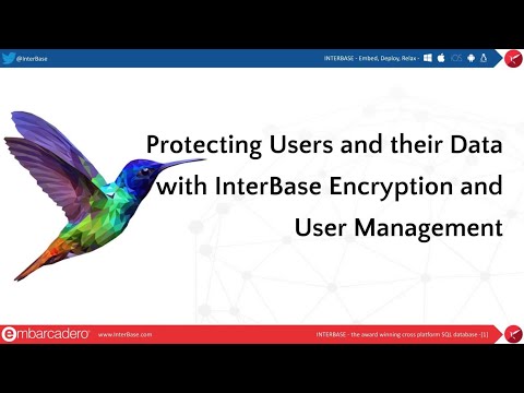 Protecting your users data with InterBase Encryption and User Management